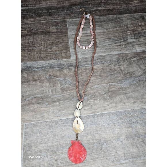 Free People New Layered seashell Choker - Picture 2 of 4